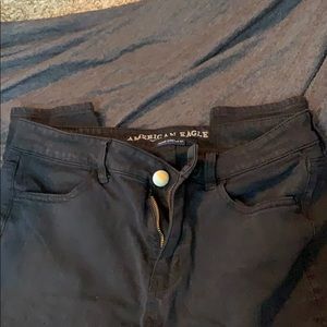 American Eagle black skinny jeans